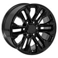 thumbnail image 4 of OE Wheels CV69 18 Inch Rim Fits Silverado 1500 Style 6x139.7 18x8.5 Gloss Black - Hollander 5905 (1), 4 of 5