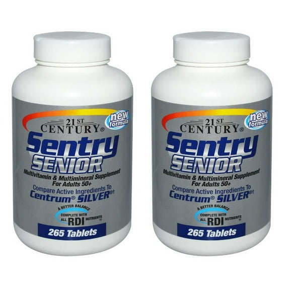 21st Century Sentry Senior, 265 Tablets (Pack of 2)
