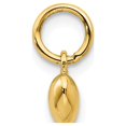 thumbnail image 2 of 14k Yellow Gold Solid Polished Plain Puffed Heart Charm, 2 of 4