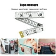 thumbnail image 3 of QDXFX 3Pcs 1.5M/60-inch Double-sided Tape Measure Mini Soft Measuring Tape Portable Tailor Sewing Cloth Weight Loss Body Measuring Tape Flexible Ruler Tape,White, 3 of 8