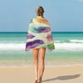 160x80cm Ultra Fine Fiber Lightweight Beach Towel Thin Beach Towel