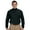 Black, variant on Classic Devon & Jones Sueded Cotton Jersey Mock Turtleneck - Small - Grey Heather