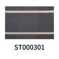 thumbnail image 1 of Suministros para hoteles, aislamiento para restaurantes, manteles individuales de PVC Teshilin, cuadrados con borde dorado, 1 of 4