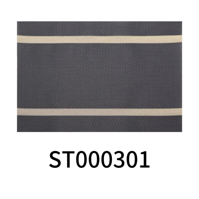 Suministros para hoteles, aislamiento para restaurantes, manteles individuales de PVC Teshilin, cuadrados con borde dorado