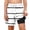 White, variant on ZACPNCV Boys Swim Trunks with Compression Liner Boy Bathing Suit Quick Dry Board Shorts