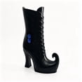 thumbnail image 3 of 2026 Halloween Party Supplies Gothic Witch Boot Vase Printed Halloween Centerpiece Decorative Flower For Fireplace Table Home Party Artificial Floral Display PETG Resin, 3 of 3