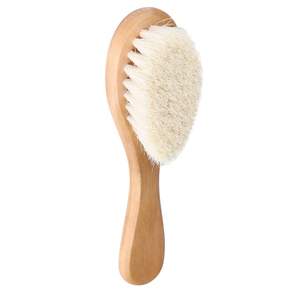 Cepillo Suave de Pelo de Cabra para Bebé, DE, MasAJE de Cabeza y Peine de Aseo con de para Cepillo de Peine Para Bebé