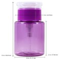 thumbnail image 2 of Pana High Quality 3oz Liquid Pump Dispenser (Purple), 2 of 4