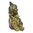 thumbnail image 6 of Vastu Hindu Elephant God Baby Ganesha Ganapati Holding Lotus Flower Figurine, 6 of 10