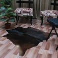 thumbnail image 5 of Stylish Small Cowhide Rug - Brown & White Spots Design, Natural Cowskin for Chic Home Decor, Perfect for Bedroom or Living Room, 5 of 5
