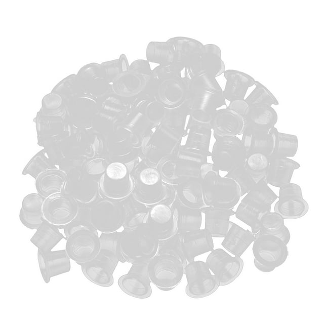 Tattoo Ink Caps 100Pcs Disposable Plastic Pigment Tattoo Ink Caps Cups for Tattoo Ink,Tattoo Supplies,Tattoo Accessories Asmalkl, Small Medium Large Optional