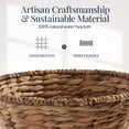 thumbnail image 6 of Best Choice Products Handwoven Medium Mother's Day Gift Basket, 20 inch Basket Basket w/Collapsible Handle - Chestnut, 6 of 7