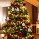 thumbnail image 3 of Fiudx Ofertas Del Día 12 Bolas De Navidad De Terciopelo Flocadas Para Árbol De Navidad, Bolas De Plástico, Adornos Colgantes Decorativos De Navidad, Decoración Del Árbol De Navidad De 3,14 Pulgadas, 3 of 4