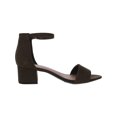 thumbnail image 2 of SUGAR Womens Black Smooth Green Ankle Strap Cushioned Noelle Round Toe Block Heel Buckle Dress Sandals Shoes 6 M, 2 of 3