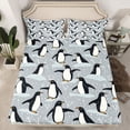 thumbnail image 2 of Castle Fairy Kawaii Penguin Twin Sheet Sets for Kids Teens,Cute Animal Bedding, 2 of 7