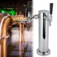 thumbnail image 3 of Grifo de Torre de Cerveza Ticfox Acero Inoxidable de Dos Cabezas Plateado, 3 of 8