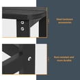 thumbnail image 4 of ACEGOSES Patio Side Table, Adirondack Outdoor HIPS Weather-Proof Square End Table, Black, 4 of 6
