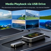 LAMTTO 3-in-1 Wireless Apple CarPlay Adapter & Android Auto, Black AI Box with Video App, Dual WiFi Plug & Play for OEM Wired CarPlay Vehicles (2016+)