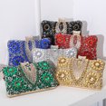 thumbnail image 3 of Sacs de Soirée Diamants pour Femmes Strass Petits Sacs de Soirée Pailletés de Luxe pour Fêtes Mariages Clubs, 3 of 4