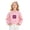 Pink, variant on Ruyang Cute Sweatshirt for Girls Letter Print Kids Crew Neck Long Sleeve Tops Spring Autumn Loose Fitting Casual Layer Pullover