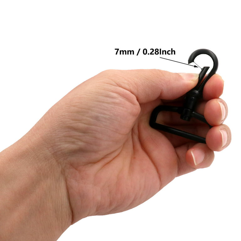 1.5 Inch Clip with Trigger Snap and Round Eye Swivel D Ring