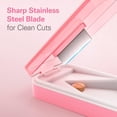 thumbnail image 5 of Pill Cutter, Pill Splitter for Small or Large Pills, Cuts Vitamins, Tablets, Detachable Pad for Clean Cuts, Travel Friendly, Pink, 5 of 7