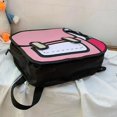 thumbnail image 3 of Creative Women 2D Drawing Backpack Cartoon School Bag Comic Bookbag for Teenager Girls Daypack Travel Rucksack, 3 of 5