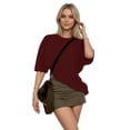 thumbnail image 5 of MOYIKO Oversized T Shirts for Women Short Sleeve Loose Fit Crewneck Tees Summer Tops, 5 of 7