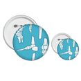 thumbnail image 1 of Hueso humano Azul ilustraciones Cartoon Insignia insignia botón diseño conjunto, 1 of 3