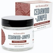 Schmidt's Natural Deodorant Jar Cedarwood Juniper Jar 2 oz