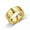 Gold, variant on Dad Ring Stainless Steel Frosted Band 8MM Width 2MM Wall Thickness and Perfect Gift for Father's Day or Birthday