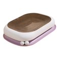 thumbnail image 2 of lionlar Cat Scratcher Bed Cat Scratcher Cardboard Large Oval Nonslip Cat Scratch Violet, 2 of 9