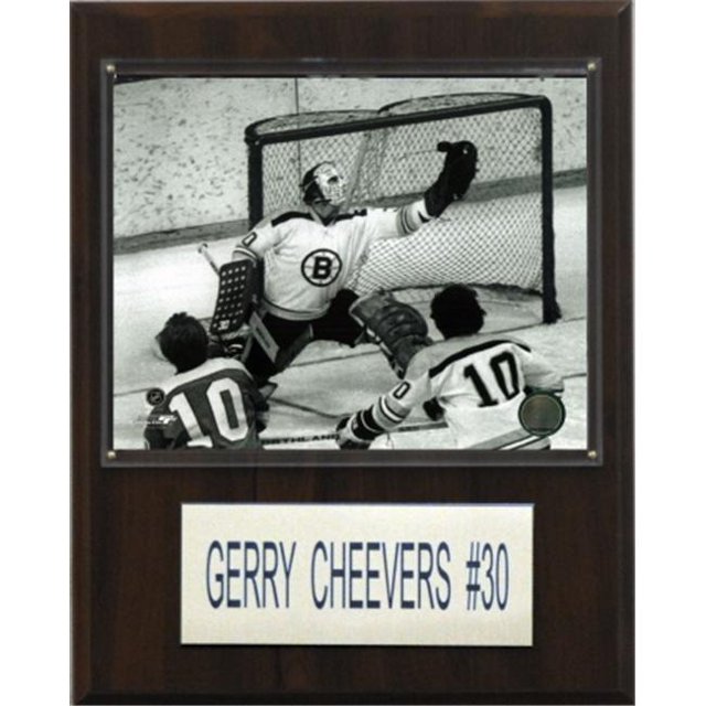 C & I Collectables 1215CHEEVERS NHL Gary Cheevers Boston Bruins Player Plaque