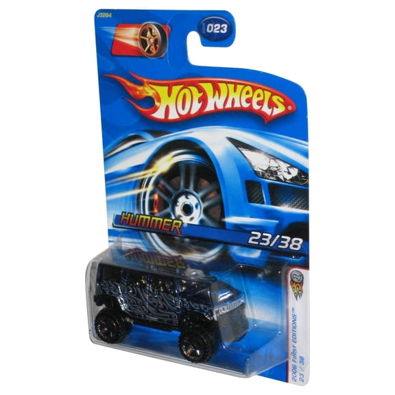 Hot Wheels 2006 First Editions 23/38 (2006) Dark Blue Hummer Toy #023