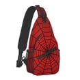 thumbnail image 1 of Mochila bandolera YANGDADA Red Spider Web Unisex, 1 of 5
