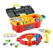VTech Drill & Learn Toolbox Pro with Accessories, Baby and Toddler Toys