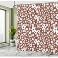 thumbnail image 4 of Ambesonne Floral Shower Curtain, Daisy Blossom Spring Print, 69"Wx70"L, Mauve Taupe, 4 of 4
