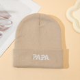 thumbnail image 1 of SNNROO Single/Two/Three-piece Set Papa+mama Autumn and Winter Knitted Hats, 1 of 7