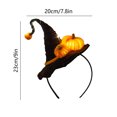 thumbnail image 3 of Halloween Witch Headdress, DIY Pumpkin Witch Hat, Kids Halloween Craft Kit with Step-by-Step Instructions, Bright Colors, Plastic Material, Party Accessory, Halloween Costume, 3 of 6