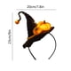 thumbnail image 3 of Kit de material para tocado luminoso de Halloween, diadema, accesorios de parodia de terror, sombrero de bruja, palo retorcido, kit de material para hacer uno mismo, calabaza luminosa, paquete de mate, 3 of 6