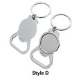 thumbnail image 3 of Keychains Board Ornaments DIY Keychain Wear-resistant Waterproof Portable Key Chain Double-Sided Bottle Opener Key Chain Heat Transfer Keyring Type D, 3 of 8