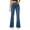 Blue, variant on Jeans For Women Sevevn Womens High Waisted Bootcut Jeans Curvy Stretchy Buttoned Denim Pants Wide Leg Baggy Jean