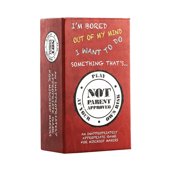 Without Parental Approval: Funny Card Game For Teens, Families And Pranksters, Funny Family Party Games-week