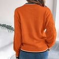 thumbnail image 7 of Goodtrade8 Oversized Light Sweaters for Women Pullover Solid Color Casual Crew Neck Long Sleeve Sweaters for Women Tops, 7 of 7