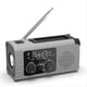 thumbnail image 2 of Radio de Emergencia con Manivela, Multifunción, AM/FM/, Solar, con Alarma SOS, 4000 MAh, Color gris, 2 of 5
