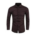 thumbnail image 1 of Blusa y camisa formal de manga larga con cuello vuelto para hombre, camisa con estampado a color, blusa de manga larga con cuello vuelto, blusa para hombre, 1 of 5