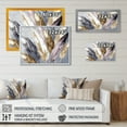 thumbnail image 4 of Designart "Purple Feather Boho Majesty" Glam Feather Wall Decor, 4 of 5