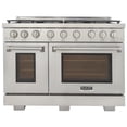thumbnail image 2 of Professional 48-in Propane Gas Range in Stainless Steel with True Simmer Burners, 2 of 11