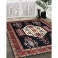 thumbnail image 3 of Ahgly Company Machine Washable Indoor Square Traditional Mauve Taupe Purple Area Rugs, 8' Square, 3 of 7