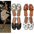 thumbnail image 1 of Sandalias planas de playa de verano para mujer, zapatillas femeninas, sandalias de cuña para exteriores, talla grande-AM, 1 of 3